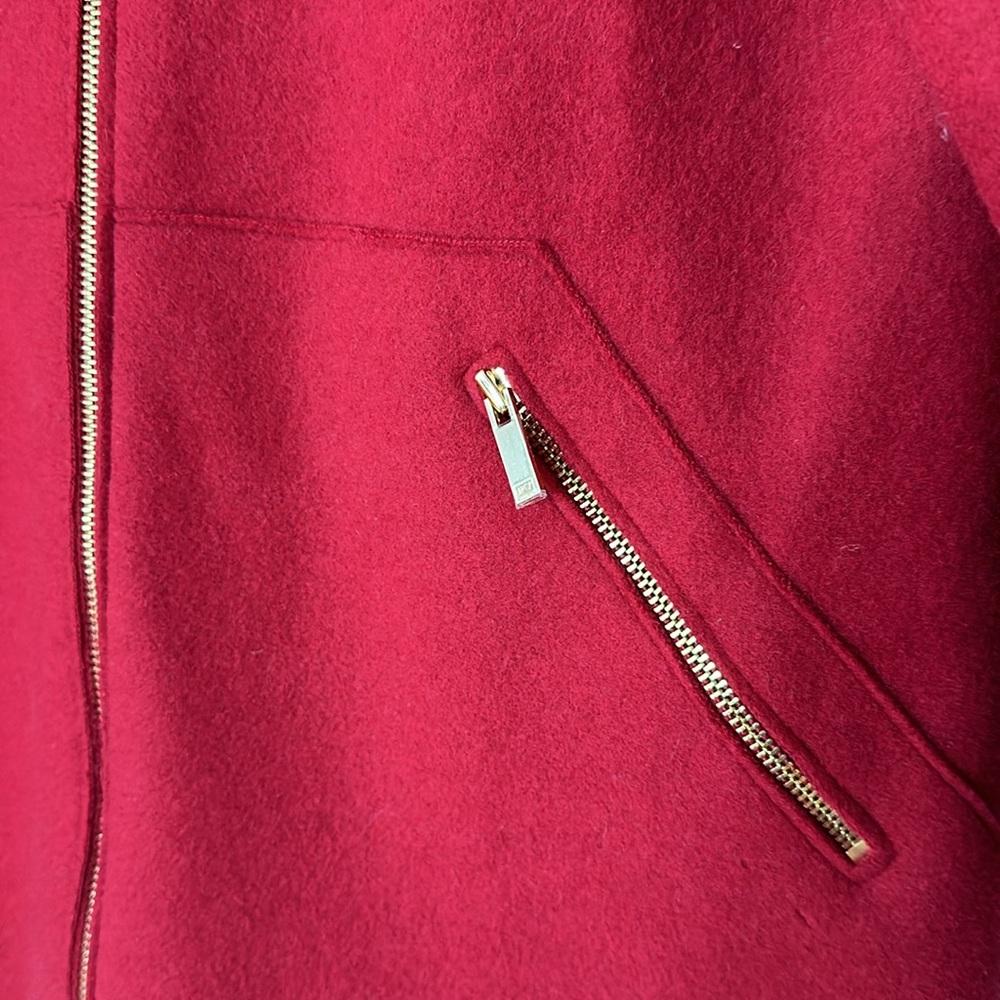 Jones, New York Red Wool Blend Jacket size M - Picture 2 of 6